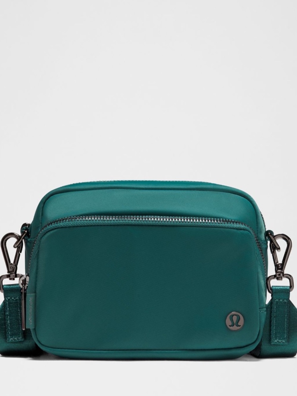 lululemon athletica Everywhere Crossbody Bag 2L Metal Hardware Teal NWT